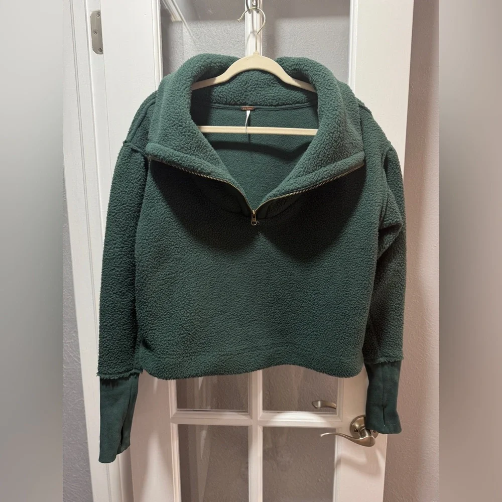 Free People Poppy Quarter Zip Pullover - Picture 3 of 15